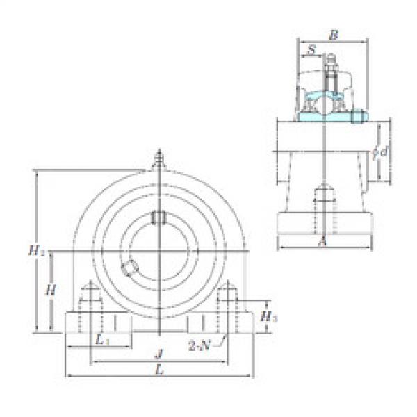 Bearing UCPA203 KOYO #1 image