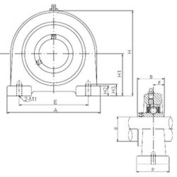 Bearing UCPA204 ISO #1 image