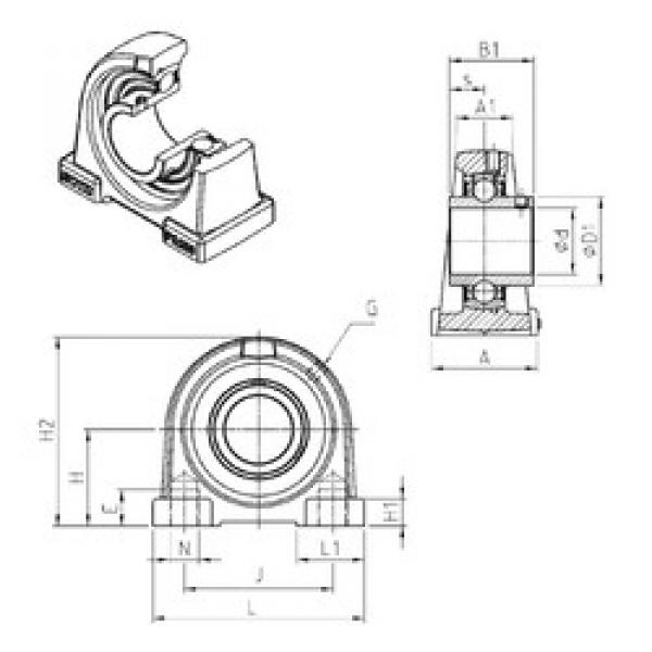 Bearing UCPA201 SNR #1 image