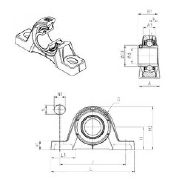 Bearing UCPE205 SNR #1 image