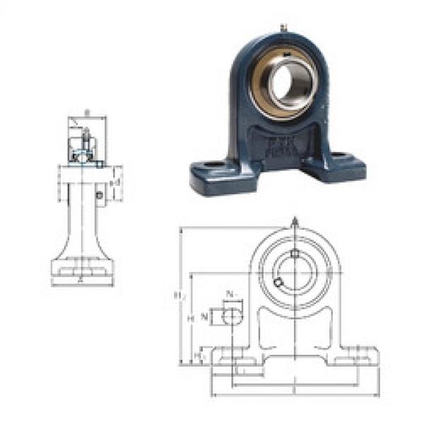 Bearing UCPH201 FYH #1 image