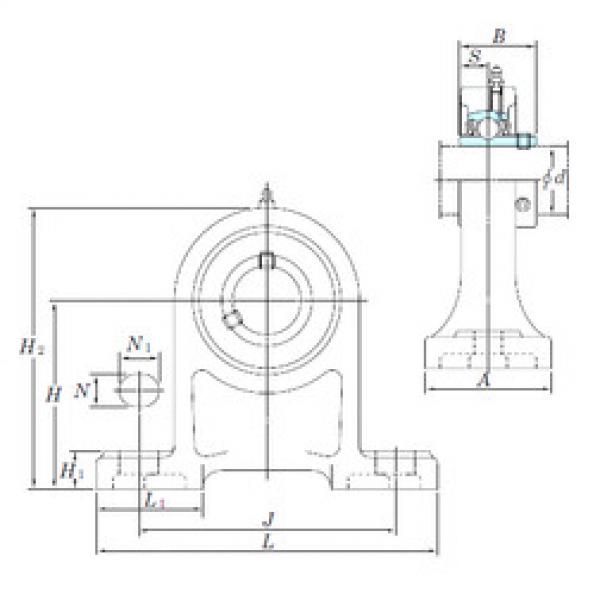 Bearing UCPH202-10 KOYO #1 image