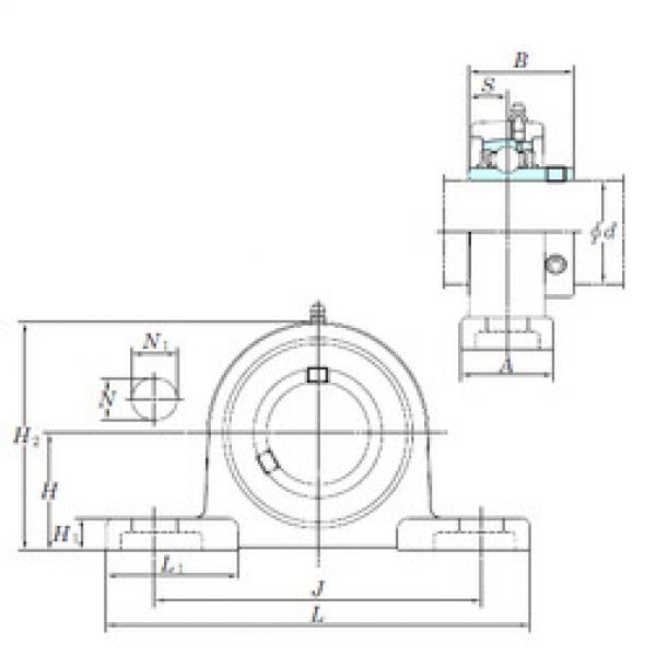 Bearing UCSP205H1S6 KOYO #1 image