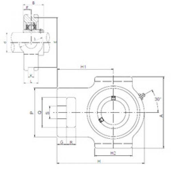 Bearing UCT202 CX #1 image