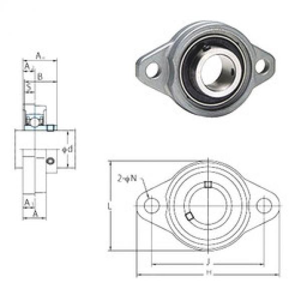 Bearing UFL001 FYH #1 image