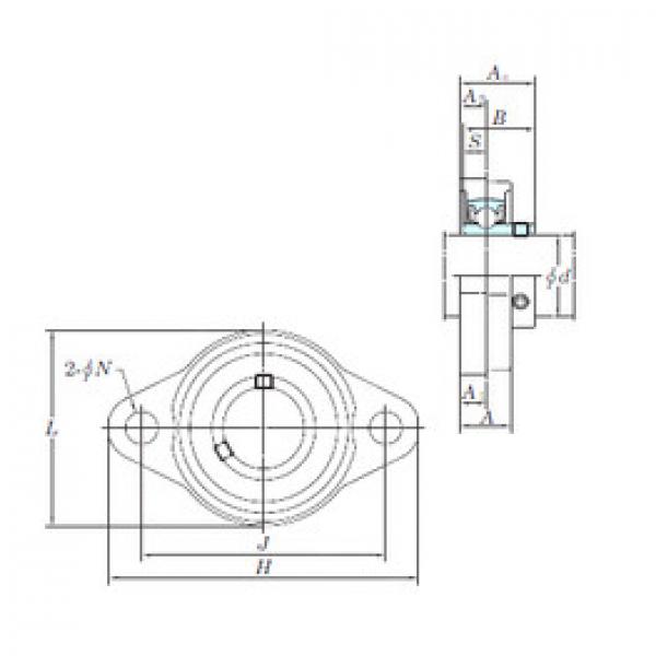 Bearing UFL001 KOYO #1 image