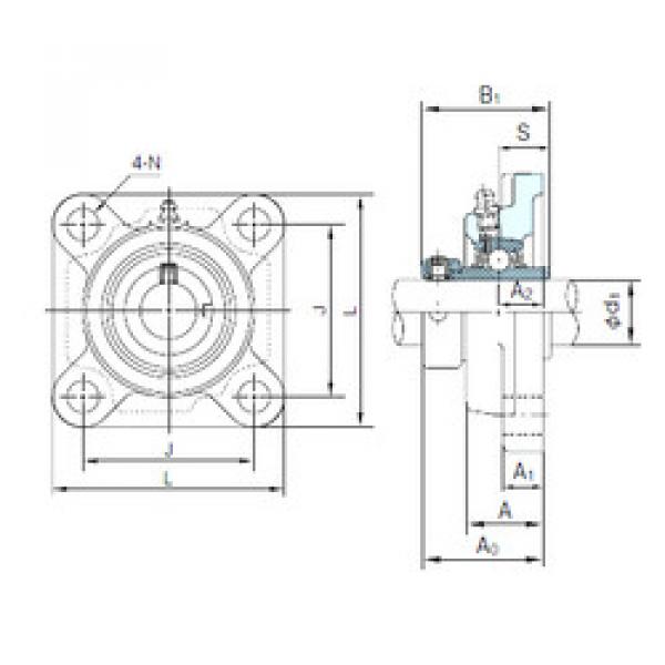 Bearing UGF204 NACHI #1 image