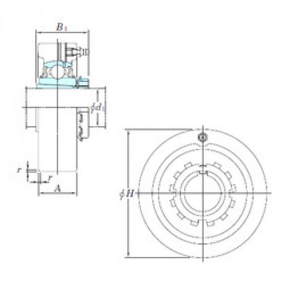 Bearing UKC208 KOYO #1 image