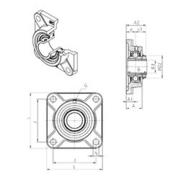 Bearing UKF306H SNR #1 image