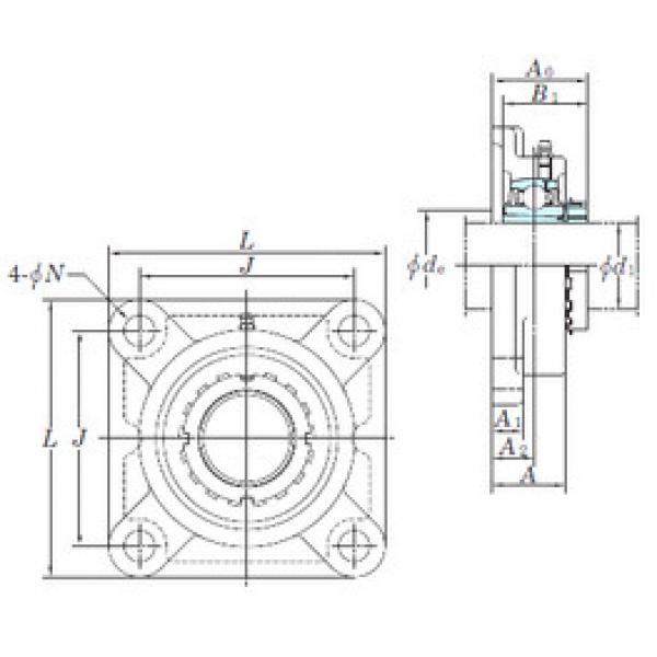 Bearing UKF205 KOYO #1 image