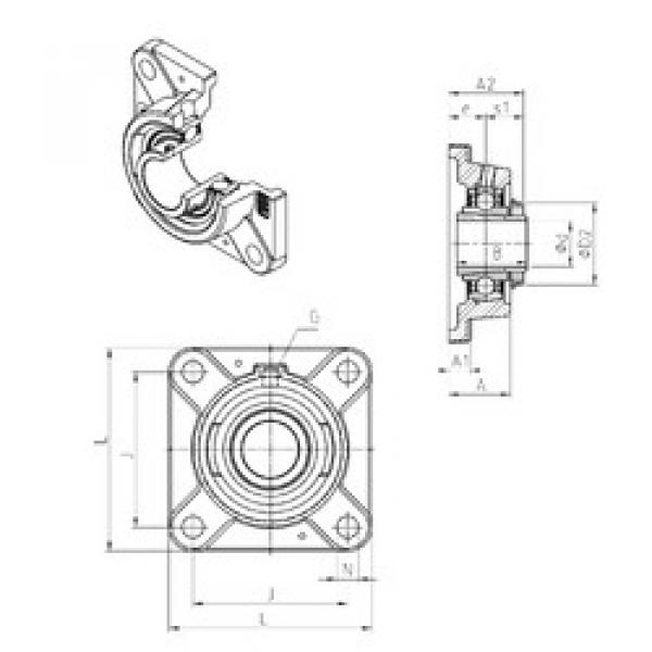 Bearing UKFE206H SNR #1 image