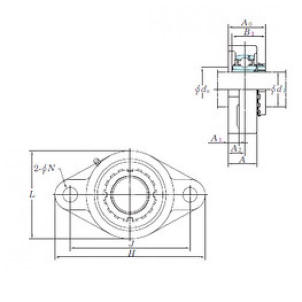 Bearing UKFL207 KOYO #1 image