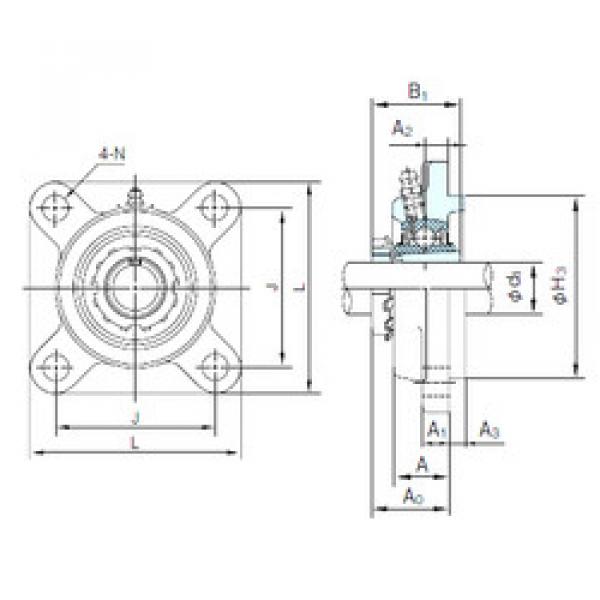 Bearing UKFS305+H2305 NACHI #1 image