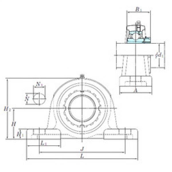 Bearing UKP206 KOYO #1 image