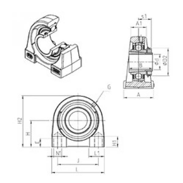 Bearing UKPG205H SNR #1 image