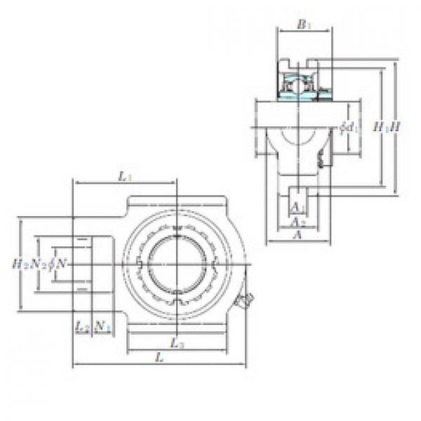 Bearing UKT306 KOYO #1 image