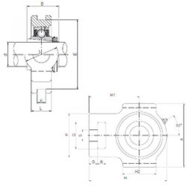 Bearing UKT205 ISO #1 image