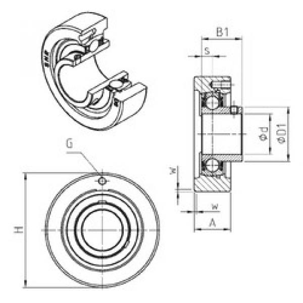 Bearing USC205 SNR #1 image