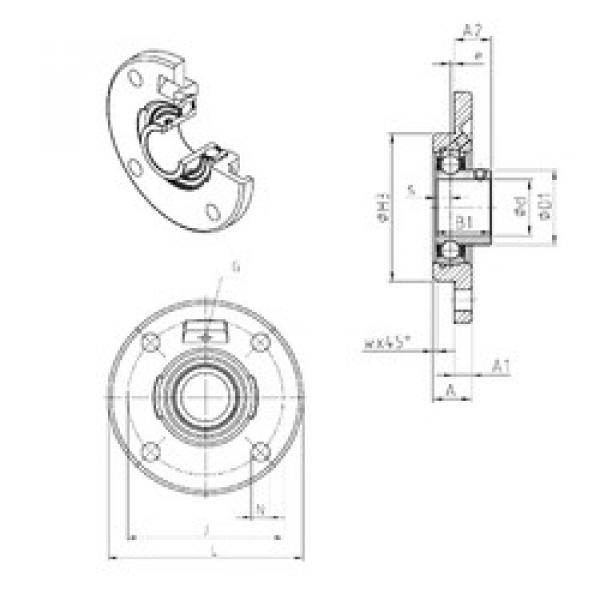 Bearing USFCE204 SNR #1 image