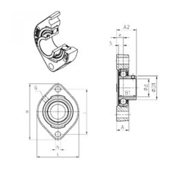 Bearing USFD208 SNR #1 image