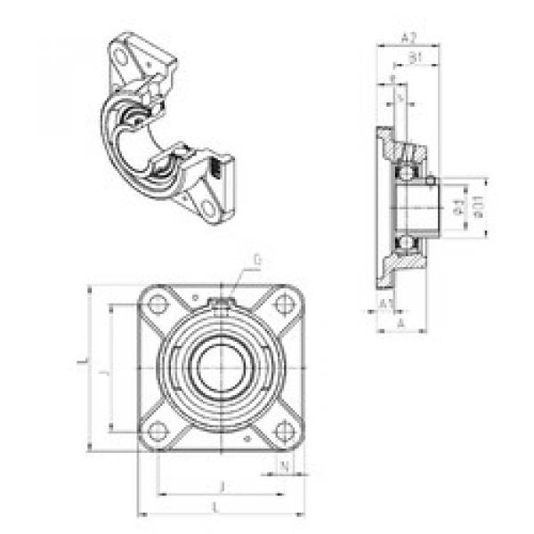 Bearing USFE201 SNR #1 image