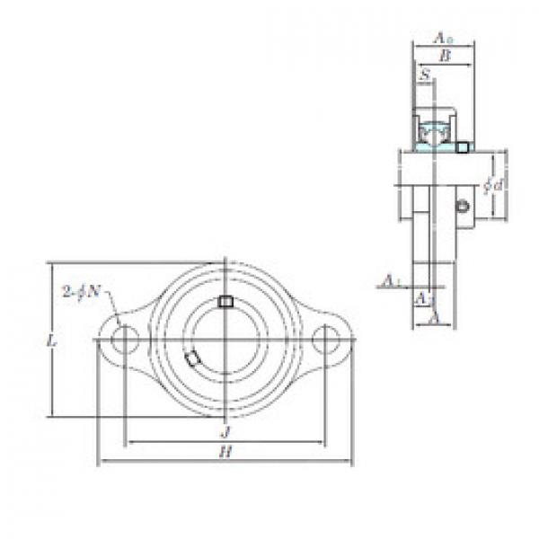 Bearing USFL000S6 KOYO #1 image