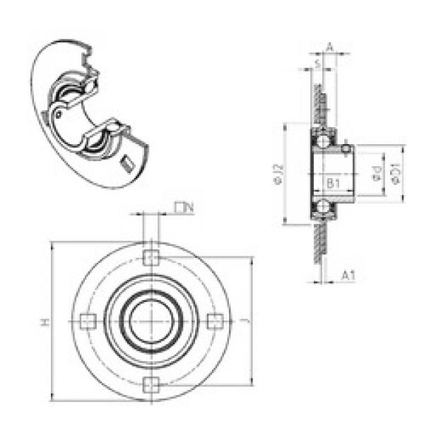 Bearing USPF208 SNR #1 image