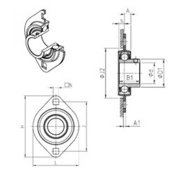 Bearing USPFL201 SNR #1 image