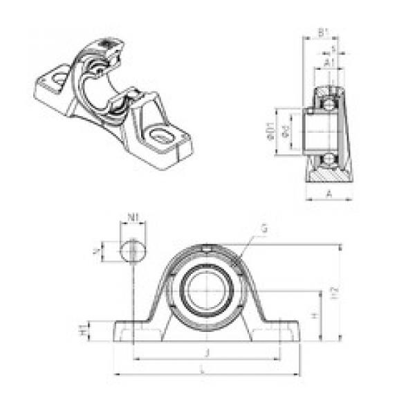 Bearing USPLE208 SNR #1 image