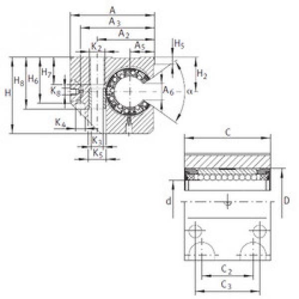 Bearing KGNC 20 C-PP-AS INA #5 image