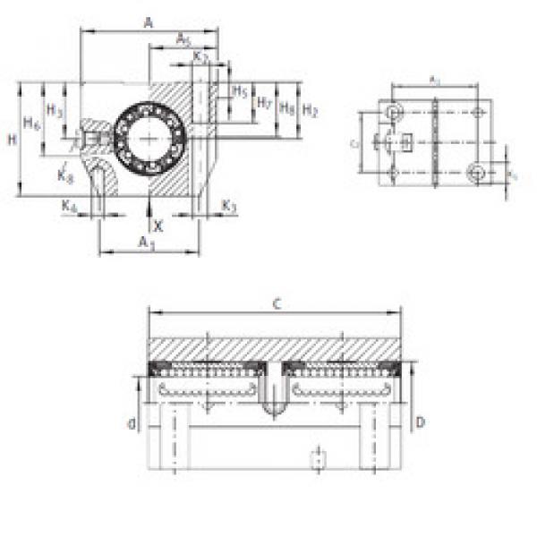 Bearing KTN 12 C-PP-AS INA #5 image