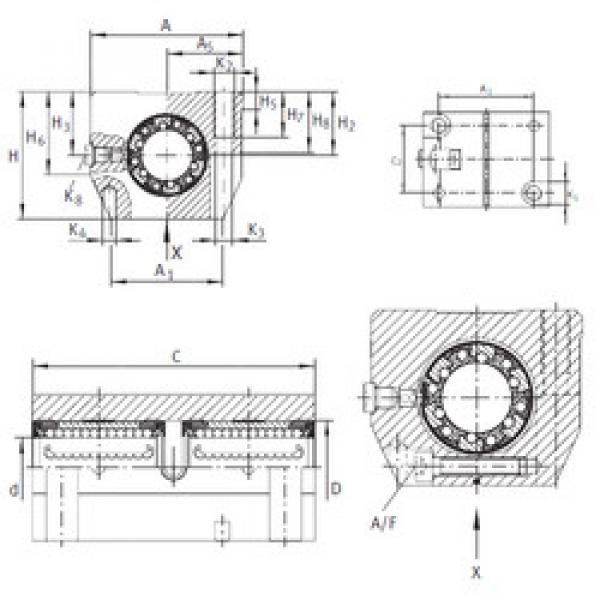 Bearing KTNS 12 C-PP-AS INA #5 image