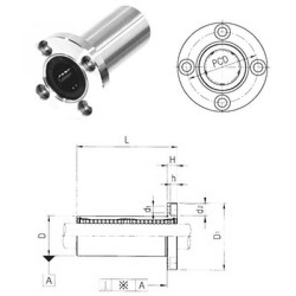 Bearing LMF10LUU Samick #5 image