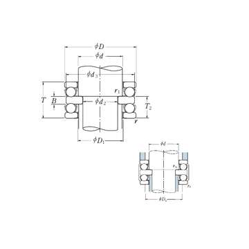 52214 NSK Thrust Ball Bearings #5 image