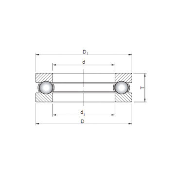 51115 CX Thrust Ball Bearings #5 image